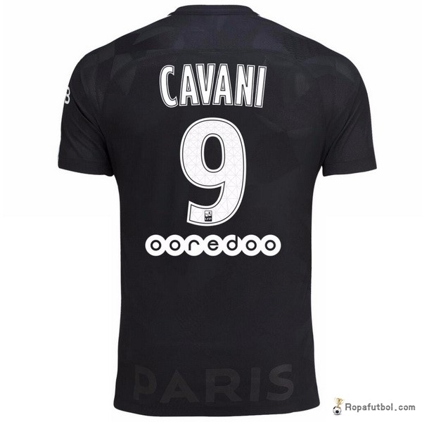 Camiseta Paris Saint Germain Replica Tercera Ropa Cavani 2017/18